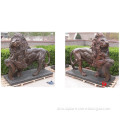 bronze lion for hotel and shops decorate